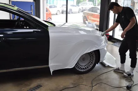 제네시스 G90의 랩핑 가격 알아봐요 / 수원 영화동