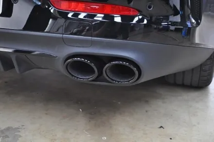 난감했지만, 어쨌든 해결! AMG GT 배기 팁 랩핑 / 수원 영화동