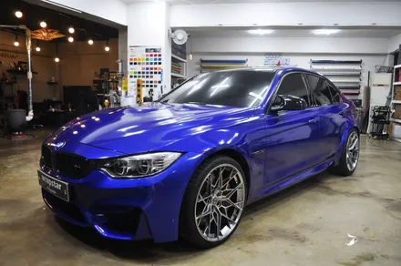 BMW M3 색상 변경 전체 랩핑 시공기 / 수원 영화동