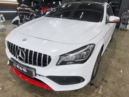 벤츠 CLA 3M 사틴 화이트 전체 랩핑 ! 용인랩핑ㅣ랩401 / 용인, 광교, 성남