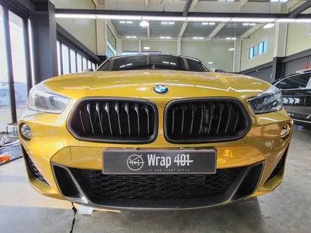 용인랩핑 랩401 BMW X2 포인트랩핑 카본랩핑 시공!! / 용인, 광교, 성남