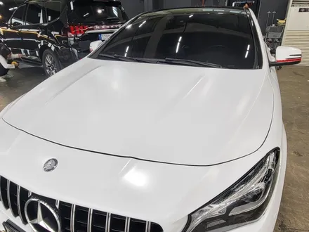 벤츠 CLA 3M 사틴 화이트 전체 랩핑 ! 용인랩핑ㅣ랩401 / 용인, 광교, 성남