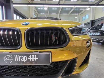 용인랩핑 랩401 BMW X2 포인트랩핑 카본랩핑 시공!! / 용인, 광교, 성남