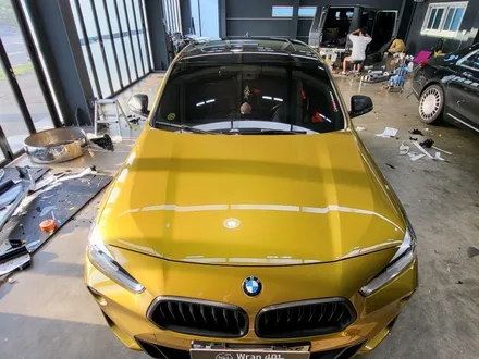 용인랩핑 랩401 BMW X2 포인트랩핑 카본랩핑 시공!! / 용인, 광교, 성남