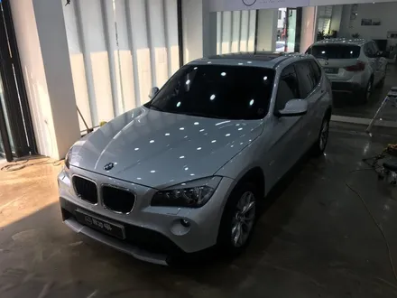 BMW X1 수원랩핑,광교랩핑 랩401 사틴블랙전체랩핑 시공!! / 용인시 처인구