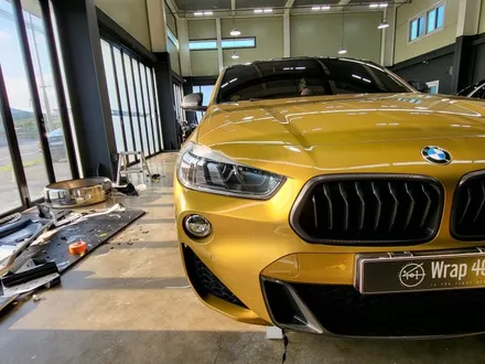 용인랩핑 랩401 BMW X2 포인트랩핑 카본랩핑 시공!! / 용인, 광교, 성남
