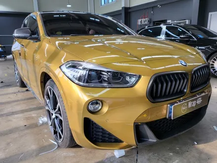 용인랩핑 랩401 BMW X2 포인트랩핑 카본랩핑 시공!! / 용인, 광교, 성남