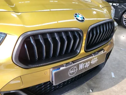 용인랩핑 랩401 BMW X2 포인트랩핑 카본랩핑 시공!! / 용인, 광교, 성남