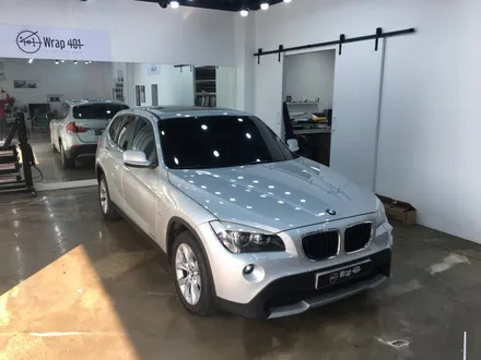 BMW X1 수원랩핑,광교랩핑 랩401 사틴블랙전체랩핑 시공!! / 용인시 처인구