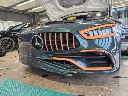벤츠 AMG GT43 고광택 갓랜드그린 전체랩핑 !! / 용인, 광교, 성남