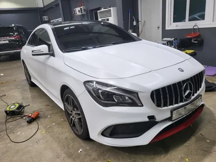 벤츠 CLA 3M 사틴 화이트 전체 랩핑 ! 용인랩핑ㅣ랩401 / 용인, 광교, 성남