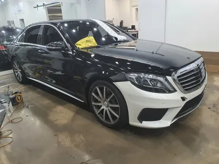 수원 벤츠 S 클래스 63AMG 전체랩핑 3M 블랙 유광 시공! 랩401! / 용인시 처인구