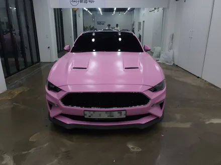 용인랩핑업체 머스탱 GT 에이버리 사틴 버블 껌 핑크 전체랩핑 시공!! 랩 401 / 용인, 광교, 성남