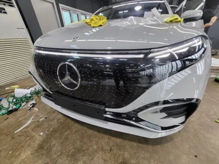 벤츠 신형 EQS 580 SUV 전체 랩핑 + 하이그로시 PPF 시공!! 용인 랩핑 PPF 업체 랩 401 / 용인, 광교, 성남