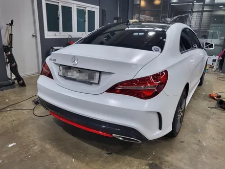 벤츠 CLA 3M 사틴 화이트 전체 랩핑 ! 용인랩핑ㅣ랩401 / 용인, 광교, 성남