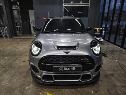 미니쿠퍼 JCW 고광택 GT 실버 전체랩핑 !! 용인 랩핑 업체 랩 401 / 용인, 광교, 성남