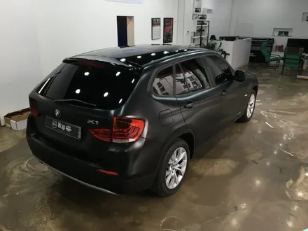BMW X1 수원랩핑,광교랩핑 랩401 사틴블랙전체랩핑 시공!! / 용인시 처인구