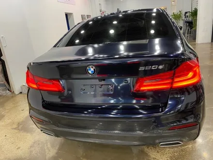 BMW 5시리즈 G30 전체랩핑 3M 미드나이트 블루 랩401 시공!!! / 용인시 처인구