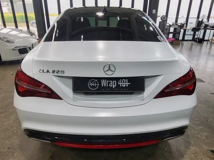 벤츠 CLA 3M 사틴 화이트 전체 랩핑 ! 용인랩핑ㅣ랩401 / 용인, 광교, 성남