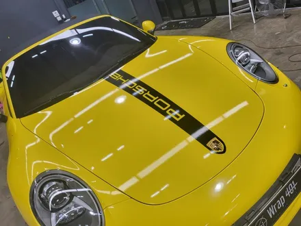 포르쉐 911 에이버리 다크 옐로우 전체 랩핑! 용인랩핑ㅣ랩401 / 용인, 광교, 성남