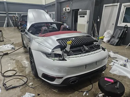 포르쉐 911 터보 S GT 실버 컬러 PPF 전체 시공!! 용인 컬러 PPF 랩 401!! / 용인시 처인구