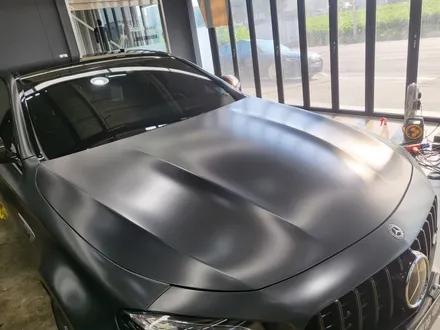 벤츠 E클래스 에이버리사 사틴 블랙락그레이로 전체 랩핑! 용인랩핑ㅣ랩401 / 용인, 광교, 성남