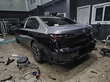 BMW 7시리즈 전체 크롬 죽이기 + 투톤랩핑 !! 용인랩핑 PPF 업체 랩401 / 용인시 처인구