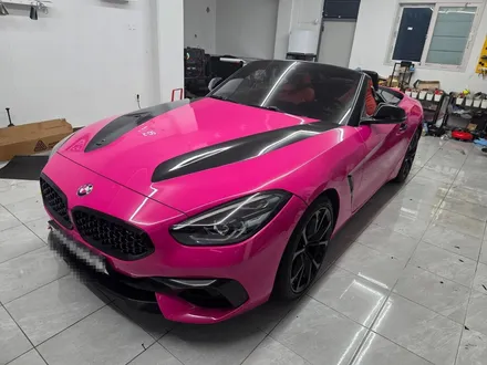 BMW Z4 브라바도 로즈 레드 전체 랩핑 WRAP91 / 마산, 김해, 창원