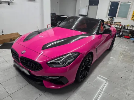 BMW Z4 브라바도 로즈 레드 전체 랩핑 WRAP91 / 마산, 김해, 창원