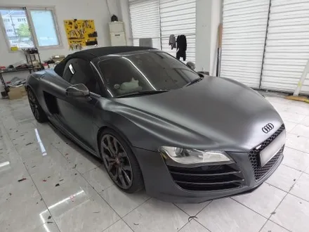 김해랩핑 아우디 R8 전체랩핑｜OBEL Matte BMW Dark Graphite Metallic 시공 후기 / 마산, 김해, 창원