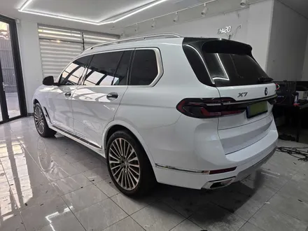 부산랩핑 BMW X7 전체랩핑｜OBEL PIANO WHITE VERSION2 유광 화이트 시공 / 마산, 김해, 창원