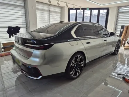 BMW 750e 투톤 전체 랩핑 AX 필름 샴페인 골드 WRAP91 / 마산, 김해, 창원