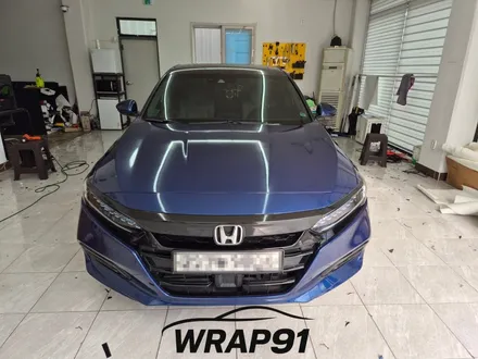 혼다 어코드 에이버리 유광 다크블루 전체 랩핑 WRAP91 / 마산, 김해, 창원