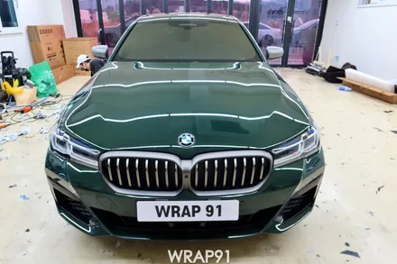 BMW M550i 3M 리얼카본 실내 사이드미러 부분 랩핑, 생활보호PPF, 경남 김해 자동차랩핑 전문 랩91 / 마산, 김해, 창원