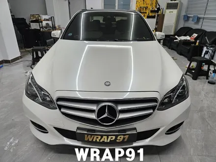 부산 벤츠 E클래스 E220d 랩핑 에이버리 유광 화이트펄 / 마산, 김해, 창원