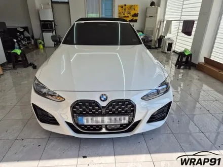 BMW 420i 컨버터블 3M 2080 사틴 프로즌 바닐라 전체 랩핑 WRAP91 / 마산, 김해, 창원