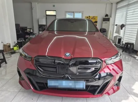 BMW i5 브라바도 리퀴드 메탈릭 실버 전체 랩핑 WRAP91 / 마산, 김해, 창원