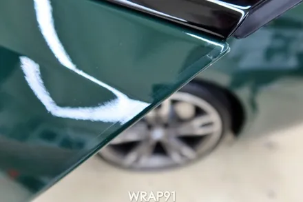 BMW M550i 3M 리얼카본 실내 사이드미러 부분 랩핑, 생활보호PPF, 경남 김해 자동차랩핑 전문 랩91 / 마산, 김해, 창원