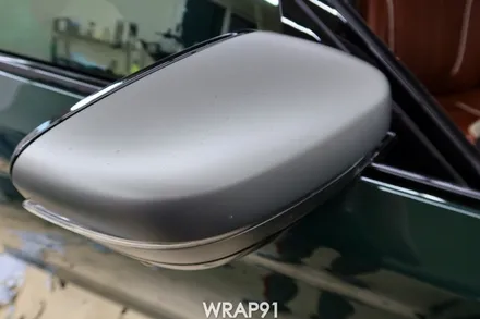 BMW M550i 3M 리얼카본 실내 사이드미러 부분 랩핑, 생활보호PPF, 경남 김해 자동차랩핑 전문 랩91 / 마산, 김해, 창원