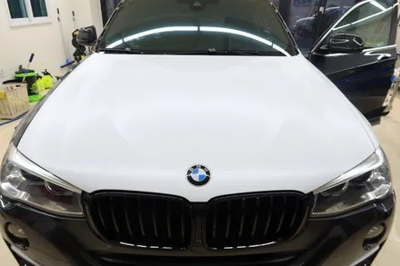 김해 랩핑, 사틴 화이트 새 옷 입고 달라진 BMW X4 / 마산, 김해, 창원