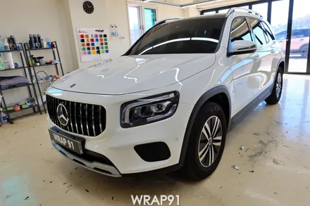 벤츠 GLB 200d 크롬죽이기 - 에이버리 사틴블랙 부분 랩핑 시공기, 경남 김해 자동차 래핑 전문점 랩91 / 마산, 김해, 창원