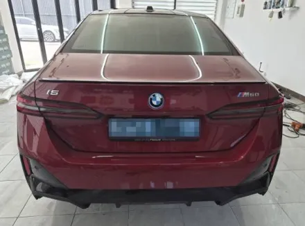 BMW i5 브라바도 리퀴드 메탈릭 실버 전체 랩핑 WRAP91 / 마산, 김해, 창원