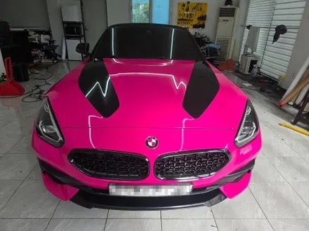 BMW Z4 브라바도 로즈 레드 전체 랩핑 WRAP91 / 마산, 김해, 창원