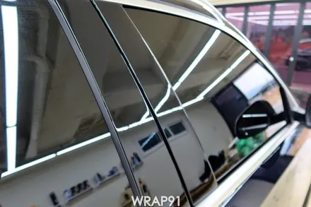 BMW X6 실내 랩핑 - 3M 4D 리얼카본, 필러 PPF, 경남 부산 자동차 랩핑 전문점 랩91 / 마산, 김해, 창원