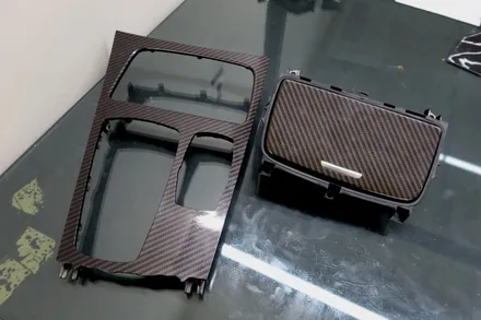 카본 랩핑으로 깔끔해진 bmw730d 실내! / 마산, 김해, 창원