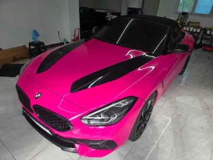 BMW Z4 브라바도 로즈 레드 전체 랩핑 WRAP91 / 마산, 김해, 창원