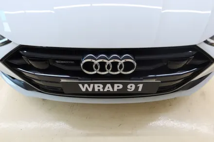 아우디 A7 크롬 부위 부분 랩핑 시공 전/후, 김해 wrap91 / 마산, 김해, 창원