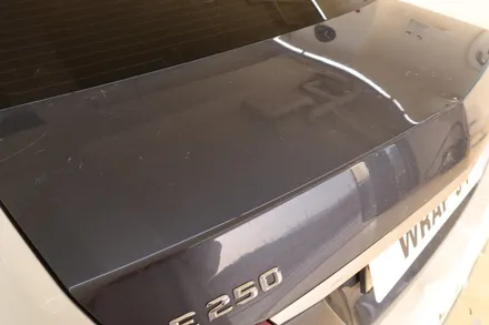 벤츠 e250 트렁크 카본 랩핑 후 사고로 인한 재시공, 김해 랩91 / 마산, 김해, 창원