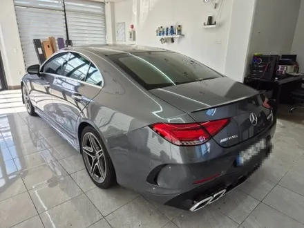 벤츠 CLS 53 AMG 에어버리 유광 그레이 전체 랩핑 WRAP91 / 마산, 김해, 창원