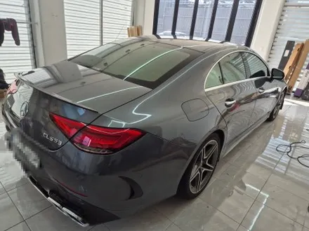 벤츠 CLS 53 AMG 에어버리 유광 그레이 전체 랩핑 WRAP91 / 마산, 김해, 창원
